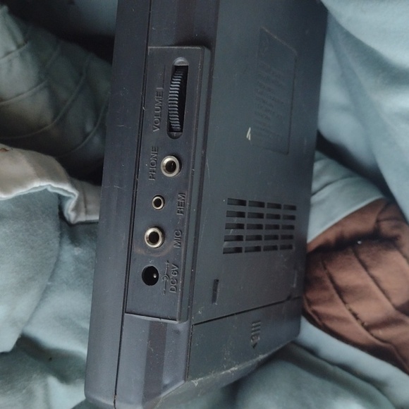 Black Portable Cassette Player - Picture 2 of 4